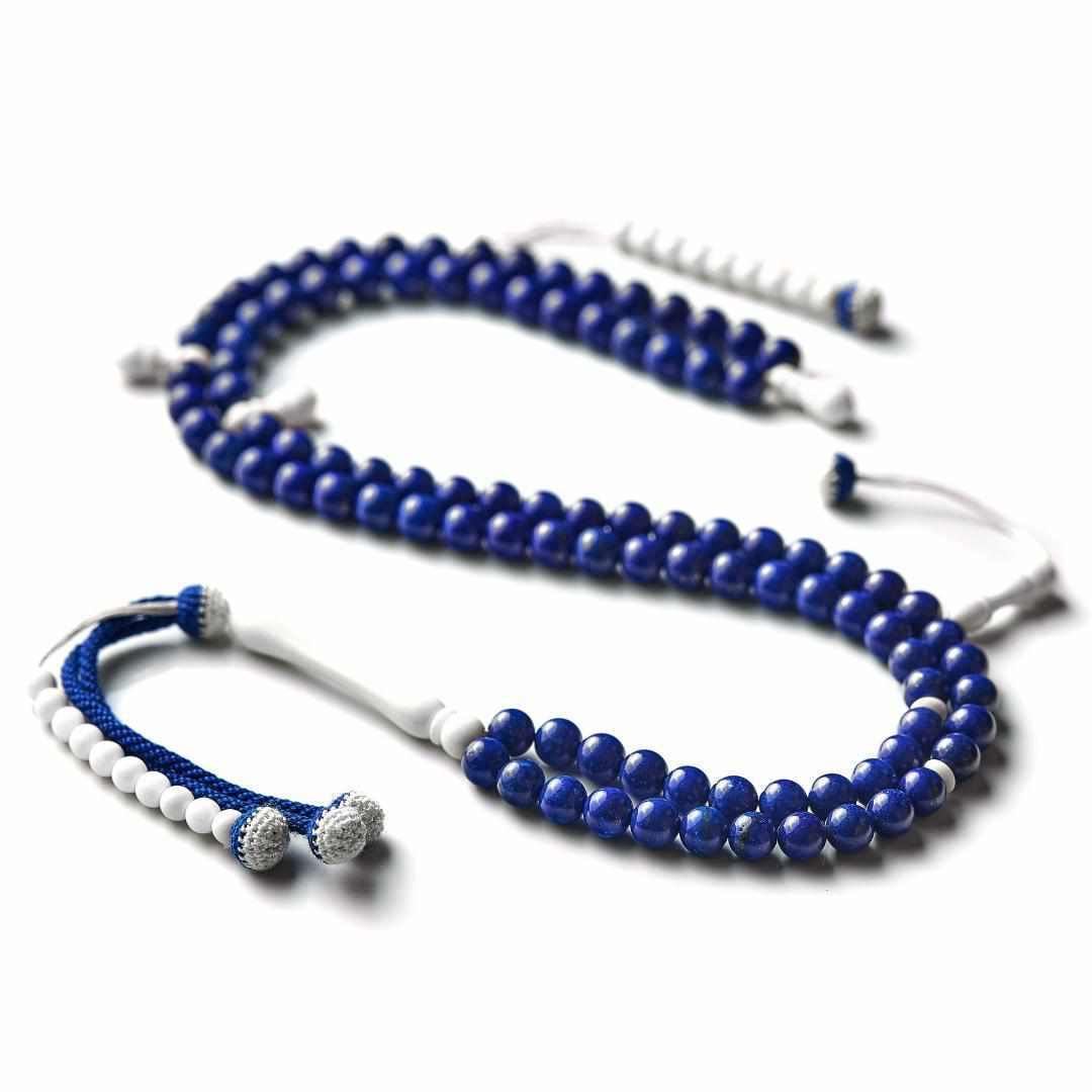 Heavenly-Lapis-Lazuli-Gemstone-Tasbih-Africana-Collection-The-Intuitive-One-100-Beads-5